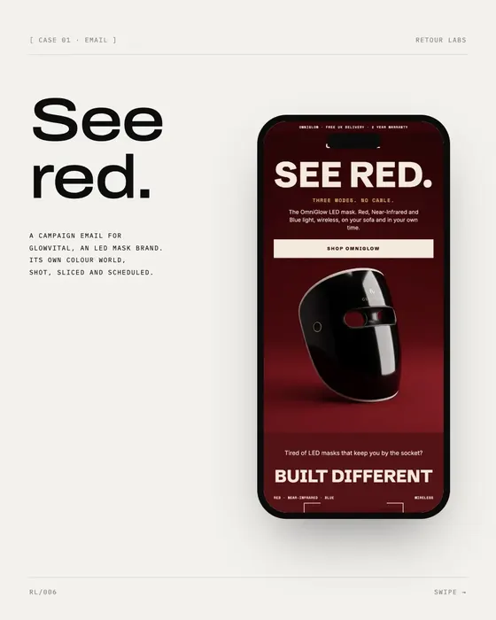 Email case 01: See red